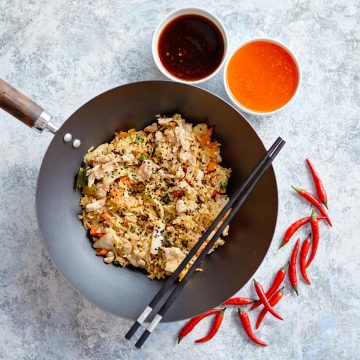 delicious-fried-rice-with-chicken-in-wok-CQFVREH.jpg